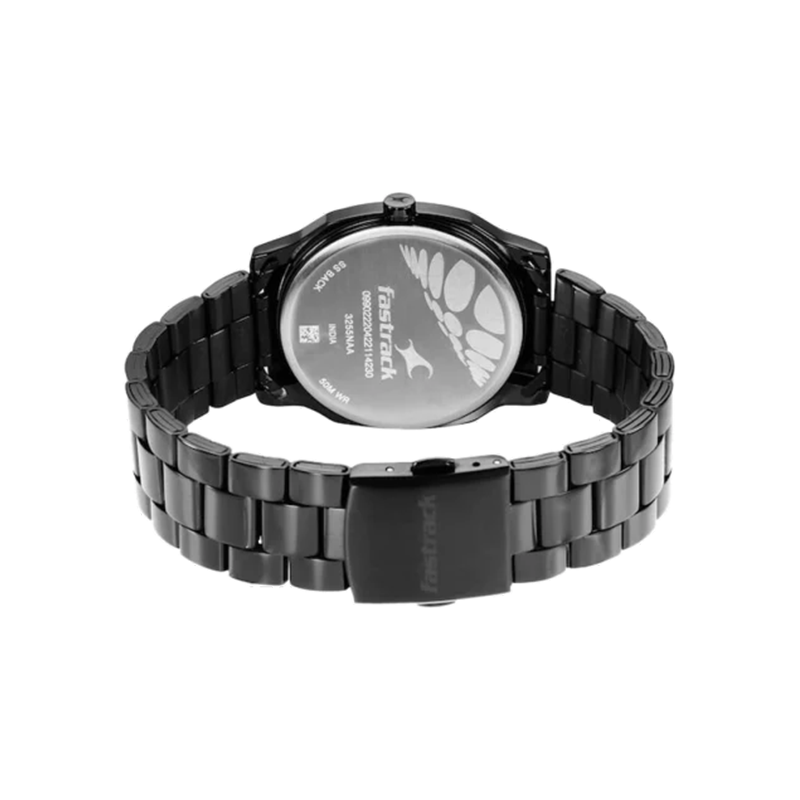 Fastrack Stunners 3255NM02 Quartz Analog Stainless Steel Strap Men’s Watch - official view 3