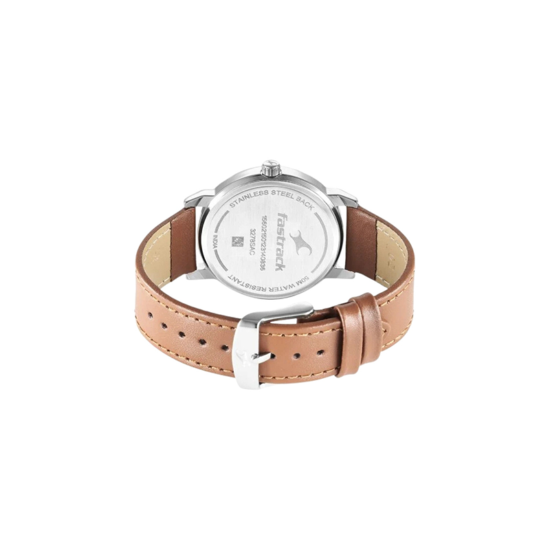 Fastrack Stunners 3278SL03 Quartz Analog Leather Strap Men’s Watch - official view 3