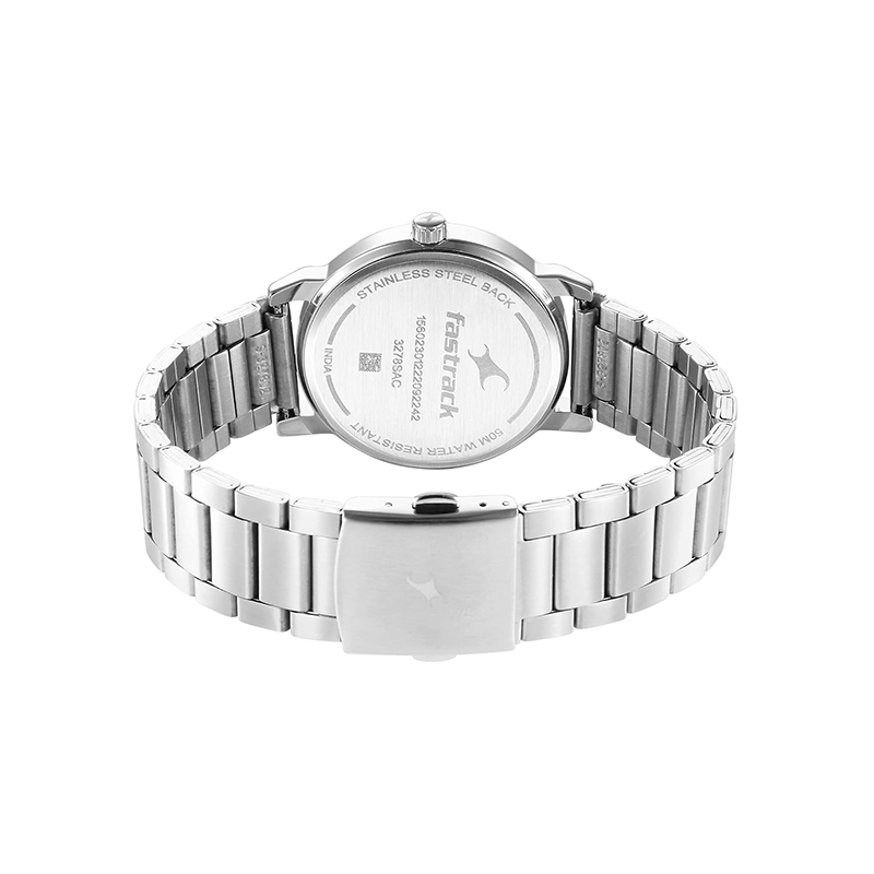 Fastrack Stunners Quartz 3278SM03 Analog Stainless Steel Strap Men’s Watch - official view 3