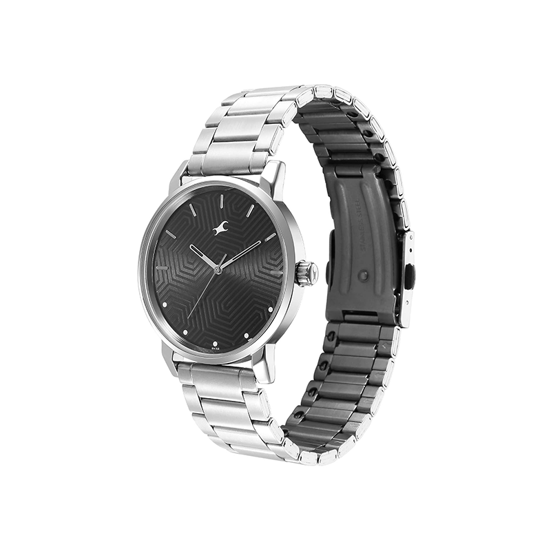 Fastrack Stunners Quartz 3278SM05 Analog Stainless Steel Strap Men’s Watch - official view 2