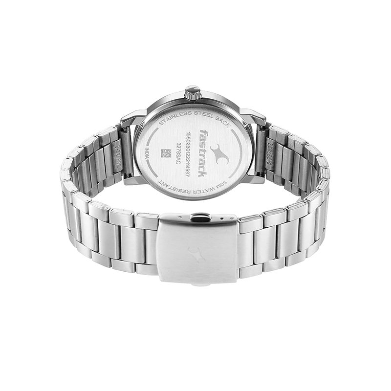 Fastrack Stunners Quartz 3278SM05 Analog Stainless Steel Strap Men’s Watch - official view 3