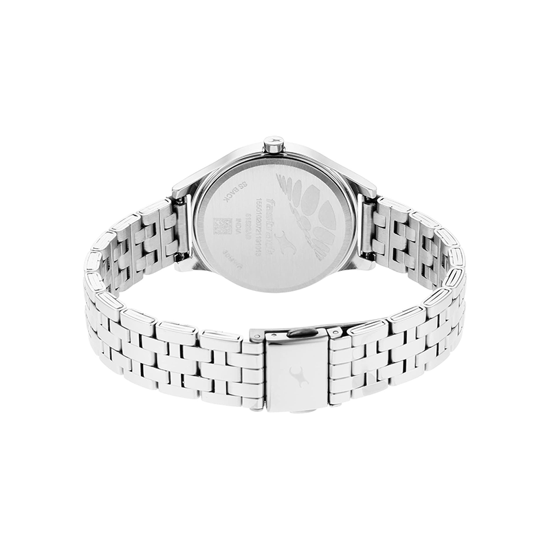 Fastrack Stunners Quartz 6152SM04 Analog Stainless Steel Strap Women's Watch - official view 4