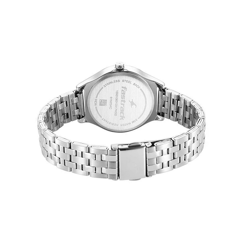 Fastrack Stunners Quartz 6152SM08 Analog Stainless Steel Strap Women’s Watch - official view 3