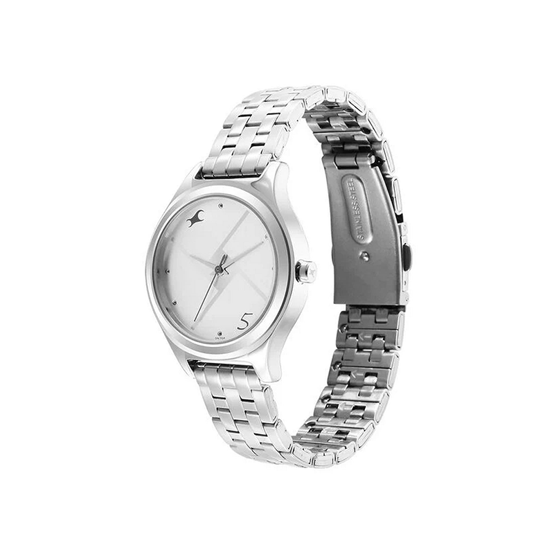 Fastrack Stunners Quartz 6152SM08 Analog Stainless Steel Strap Women’s Watch - official view 2