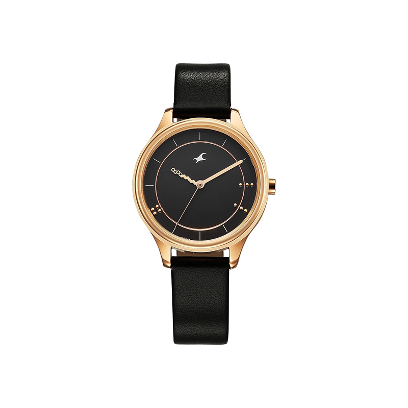 Fastrack Stunners Quartz 6296WL01 Analog Leather Strap Women’s Watch