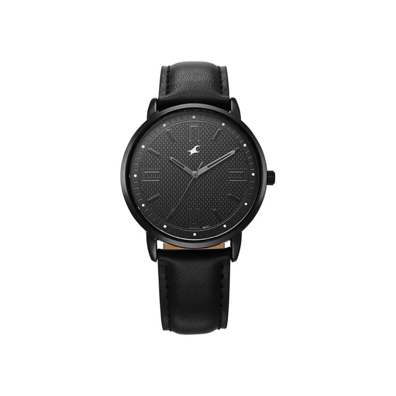 Fastrack Stunners X 38159NL01 Quartz Leather Strap Men’s Watch