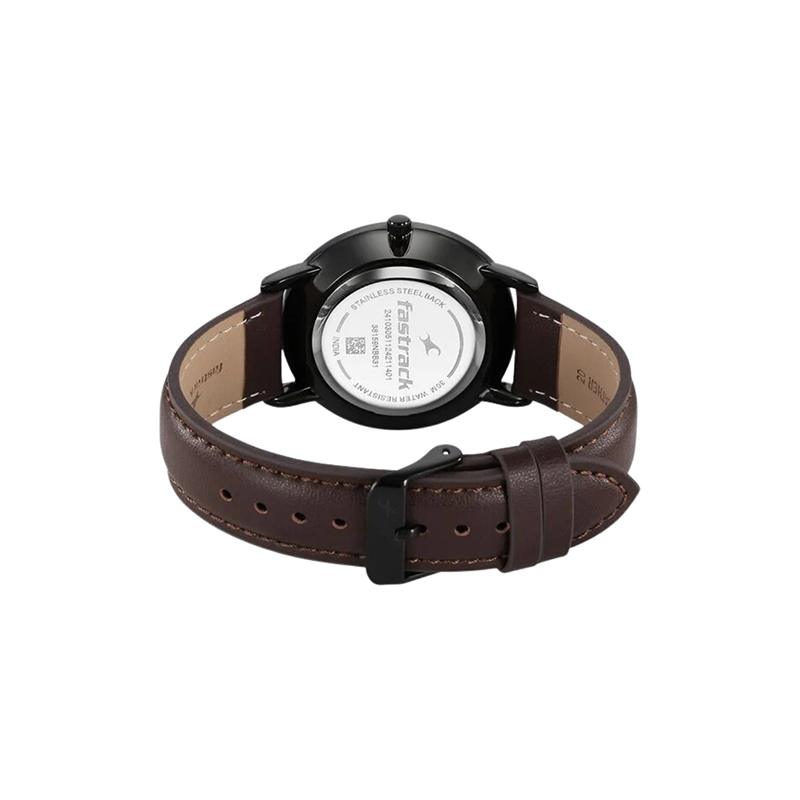 Fastrack Stunners X 38159NL02 Quartz Leather Strap Men’s Watch - official view 3