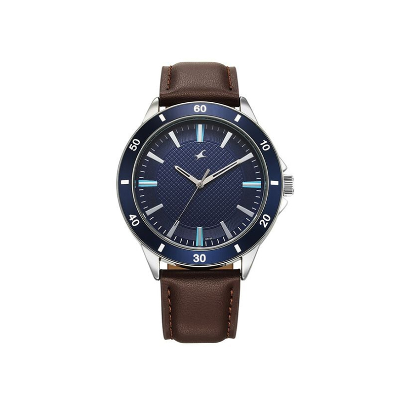 Fastrack Stunners X 38160SL04 Quartz Leather Strap Men’s Watch