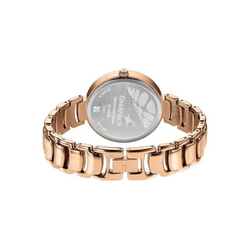 Fastrack Style Up 6216WM02 Quartz Analog Metal Strap Women's Watch - official view 2