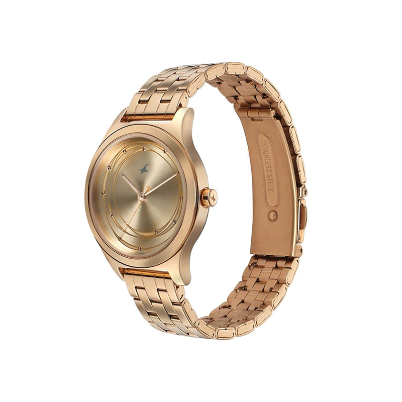 Fastrack Style Up Quartz 6152WM01 Analog  Stainless Steel Strap Women's Watch - official view 3