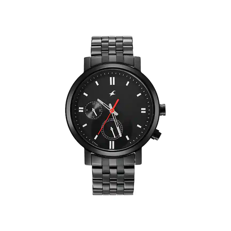 Fastrack Tick Tock 3287NM01 Quartz Metal Strap Men's Watch - official view 2