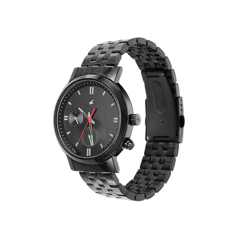 Fastrack Tick Tock 3287NM01 Quartz Metal Strap Men's Watch