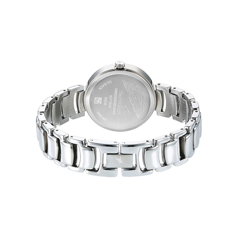 Fastrack Uptown Retreat 6277SM01 Analog Stainless Steel Women's Watch - official view 4