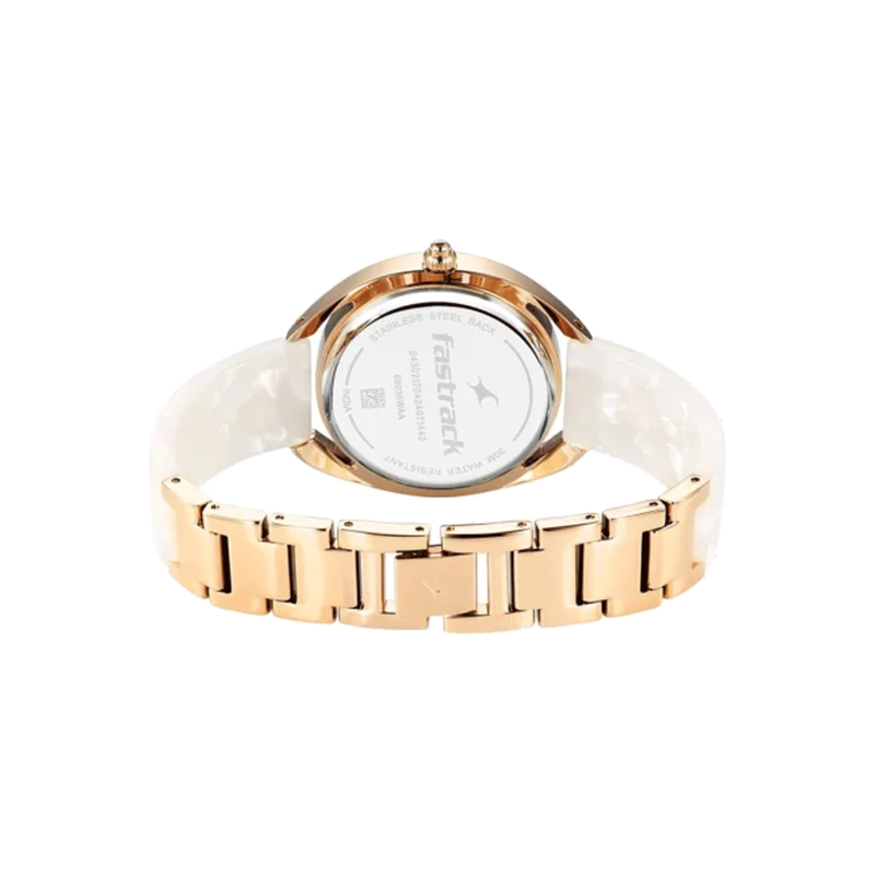 Fastrack Younique 68036KD03 Quartz Analog Metal Strap Women's Watch - official view 3