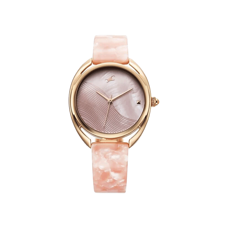 Fastrack Younique Quartz 68036KD01 Analog Leather Strap Women’s Watch