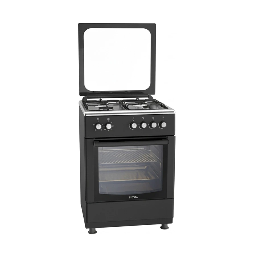 Fiesta FO66G4-SB 65L Gas Oven with 4 Burner