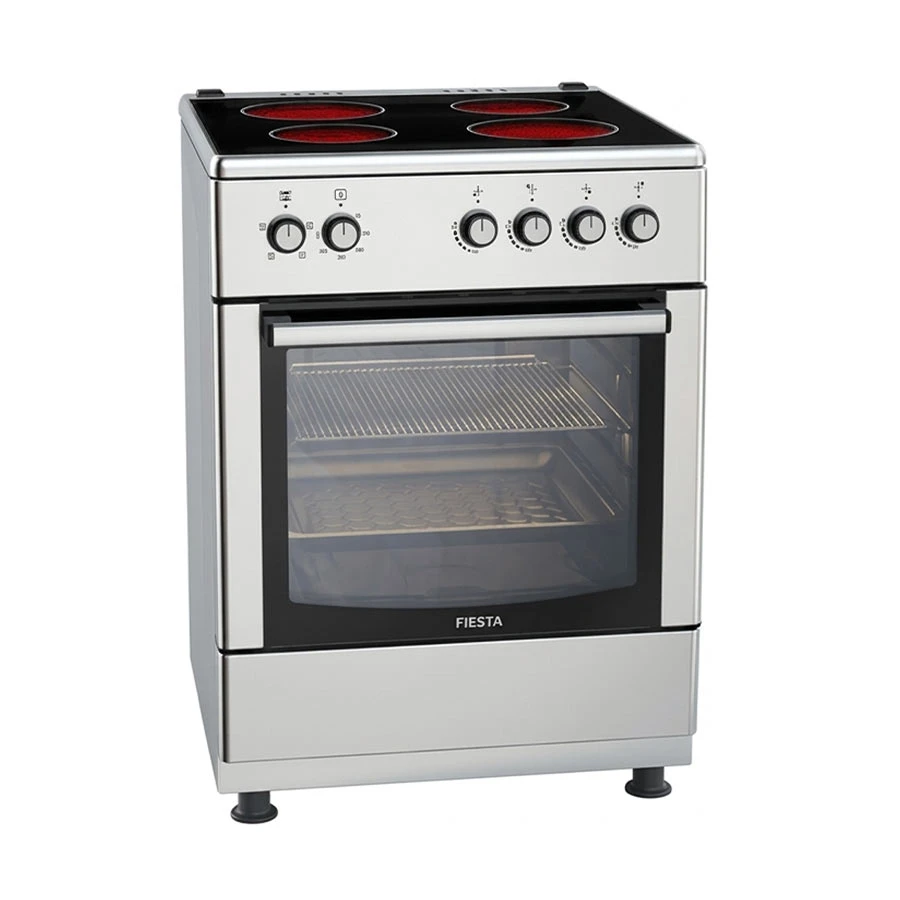 Fiesta FV 66E4 S 65L Electric Oven with 4 Zones Hob #FV66E4-S