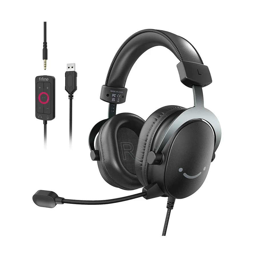 FIFINE AmpliGame H9 Wired Over-Ear Gaming Headphone