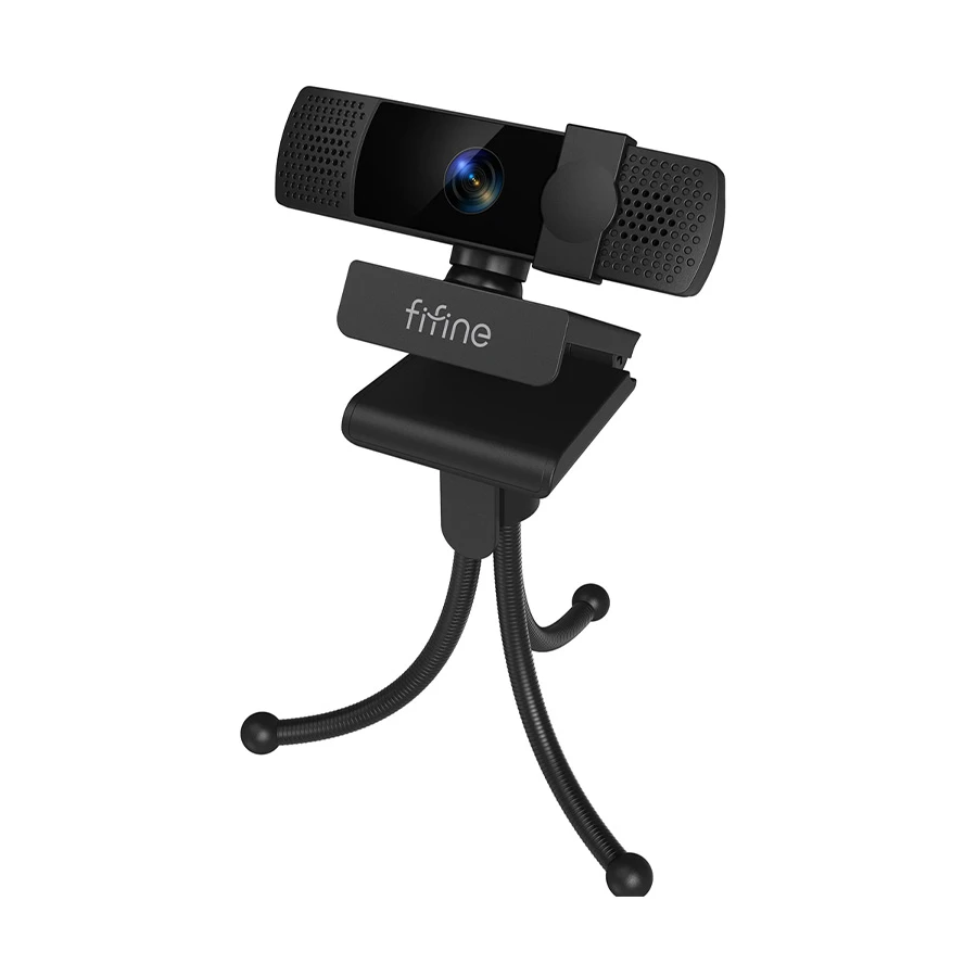 FIFINE K438 4K Auto Focus USB Webcam with Tripod Stand