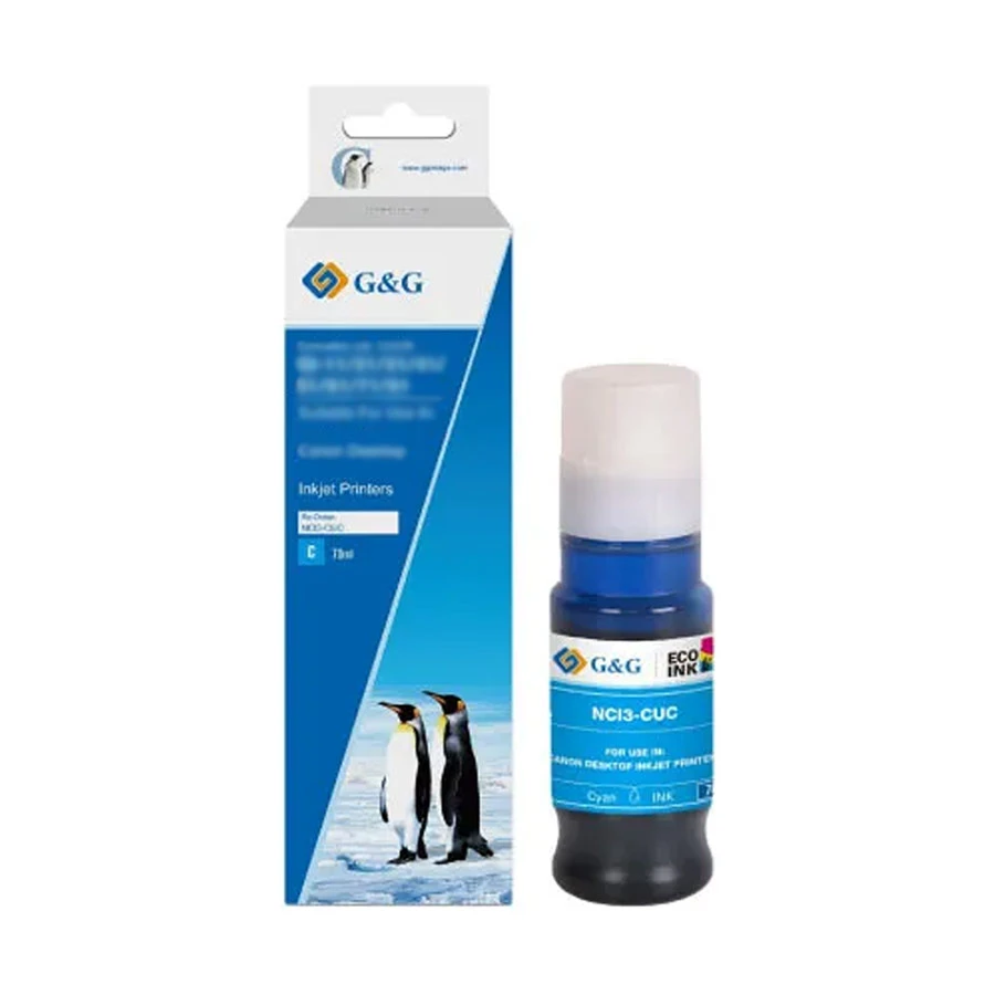 G&amp;G G&G GI-71 70ml Cyan Ink Bottle #NCI3-CUC-70ml