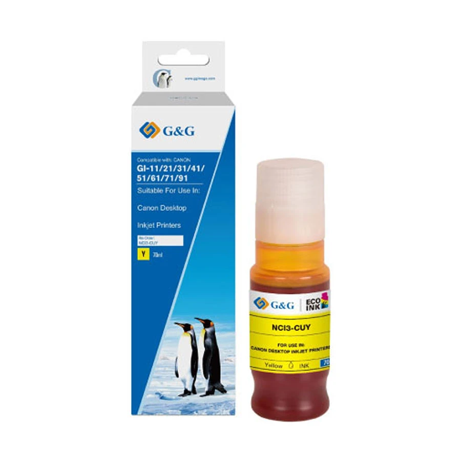 G&amp;G G&G GI-71 70ml Ink Bottle #NCI3-CUY-70ml