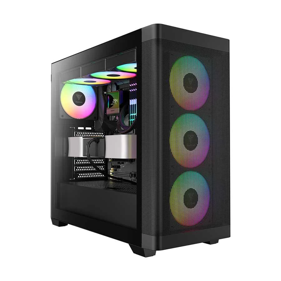 GAMDIAS Athena M3 ARGB Mesh Mid Tower (Tempered Glass) E-ATX Gaming Desktop Case