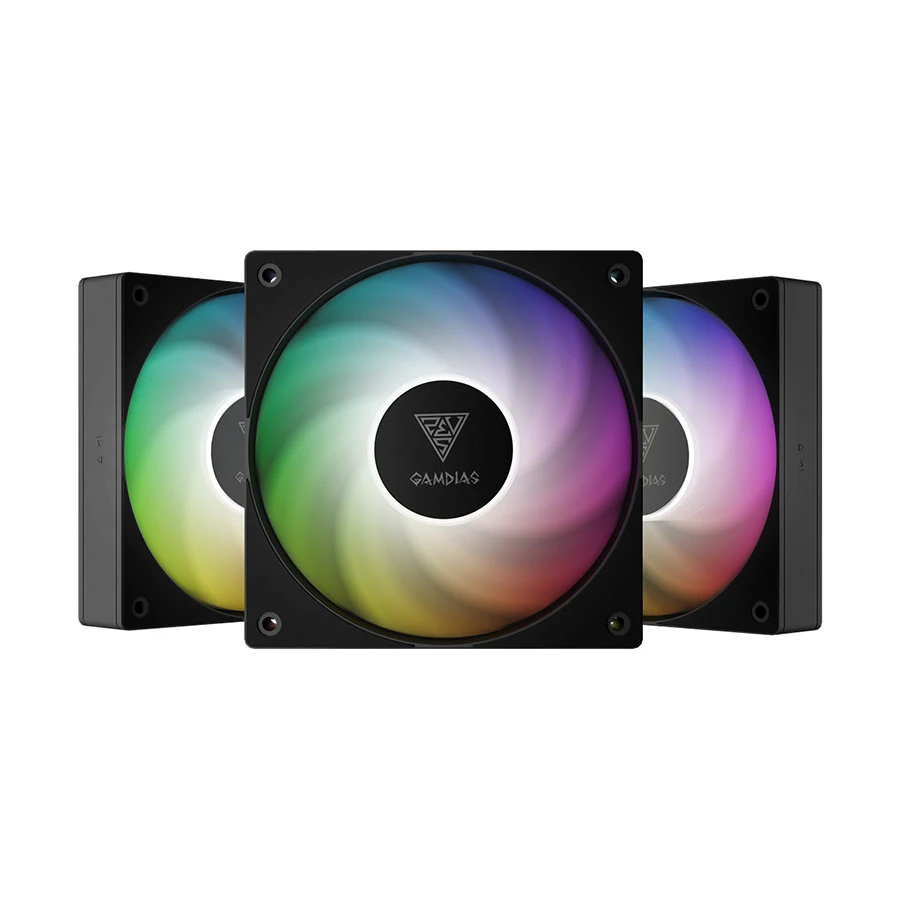 GAMDIAS NOTUS M1-1203 ARGB 120mm Casing Cooling Fan (3 in 1 Pack)