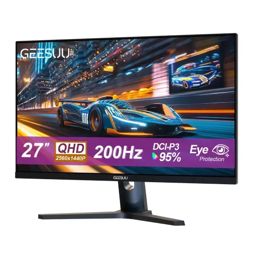 GEESUU BlazeWheel MG270L2Q 27" 200Hz 2K QHD IPS Gaming Monitor