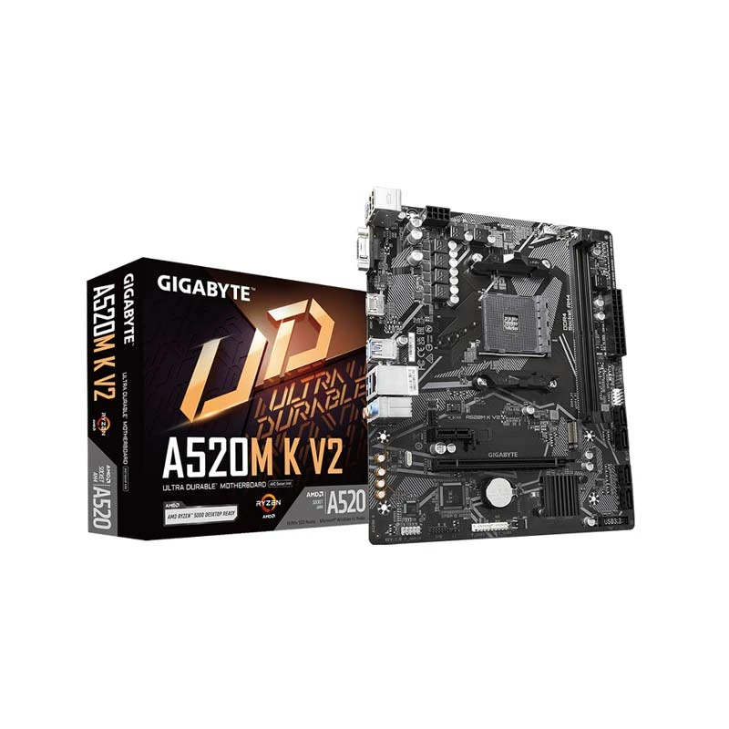 Gigabyte A520M K V2 DDR4 AM4 Socket AMD Motherboard