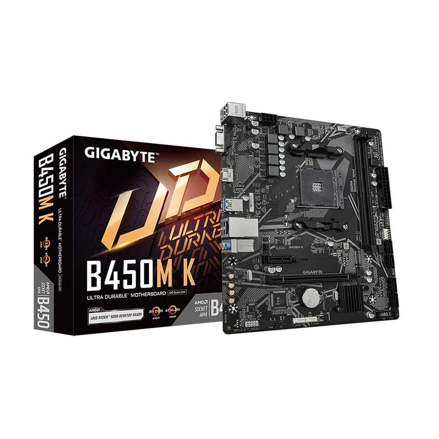 Gigabyte B450M K (2.0) DDR4 AMD Motherboard