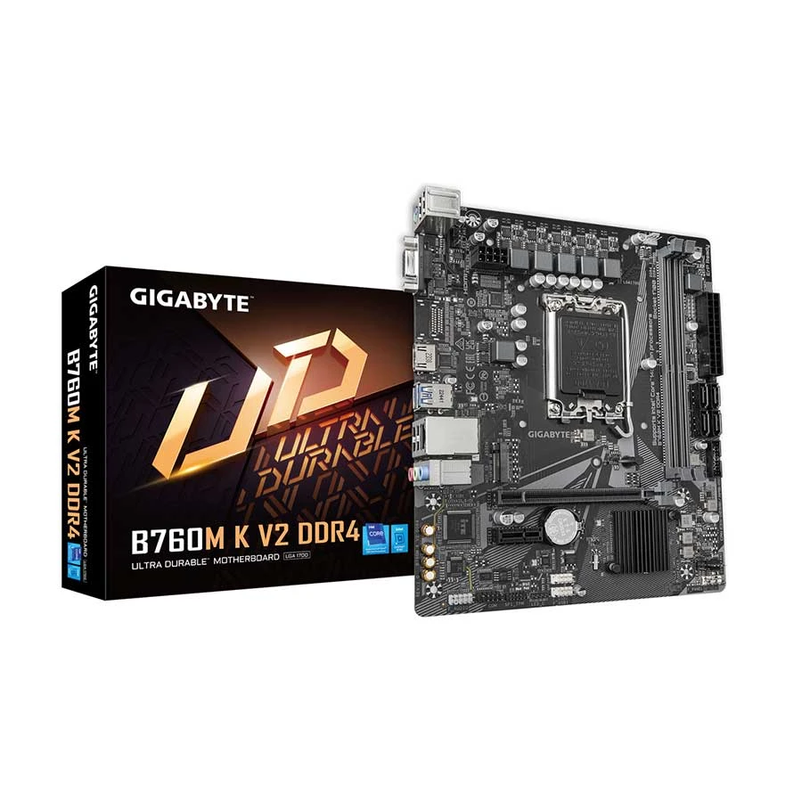 Gigabyte B760M K V2 DDR4 12th/13th/14th Gen Intel Motherboard