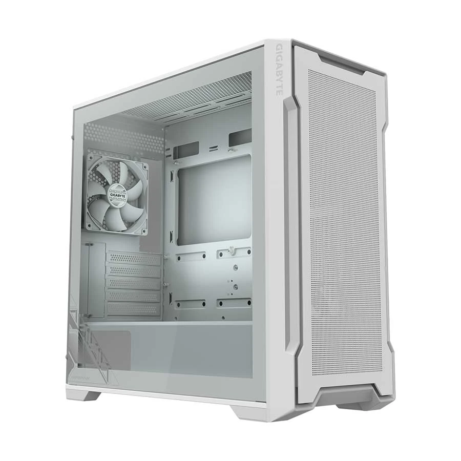 Gigabyte C102 Glass Ice Mid Tower Micro ATX Gaming Desktop Casing #GB-C102GI