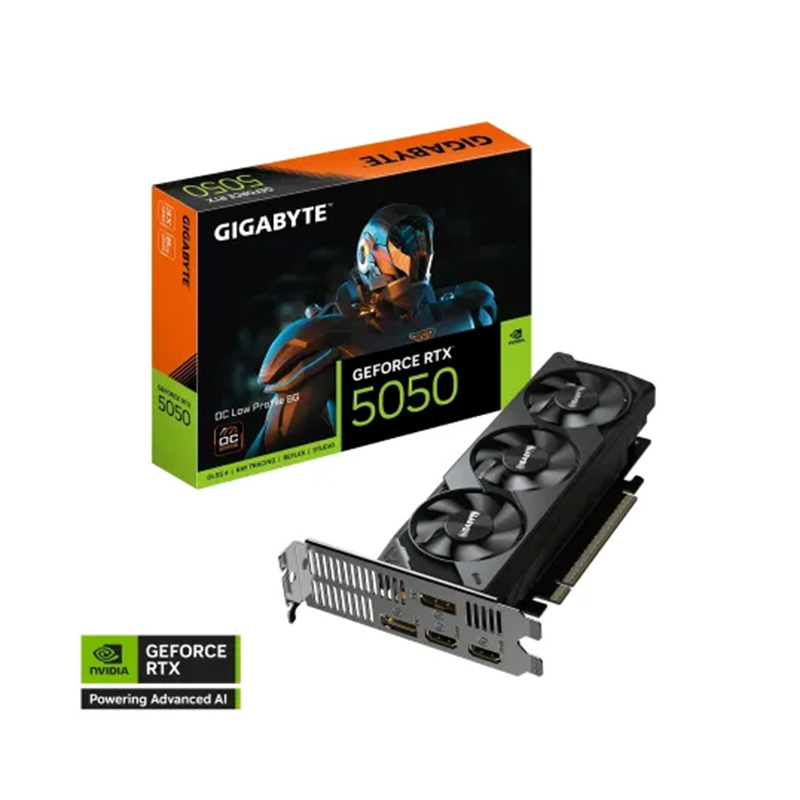 GIGABYTE GeForce RTX 5050 OC  GDDR6 Low Profile Graphics Card