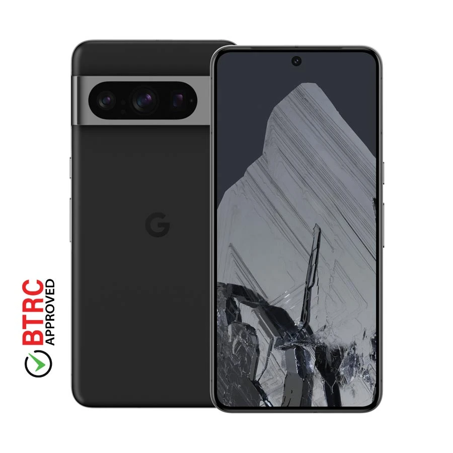 Google Pixel 8 Pro 12GB RAM, 128GB ROM Obsidian Smartphone (Single Physical Sim & Single eSim)