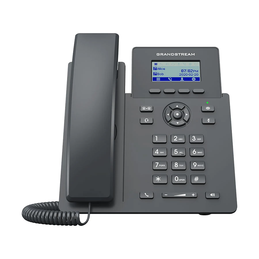 Grandstream GRP2601W 2-Line 2-SIP IP Phone with Adapter (Wi-Fi)