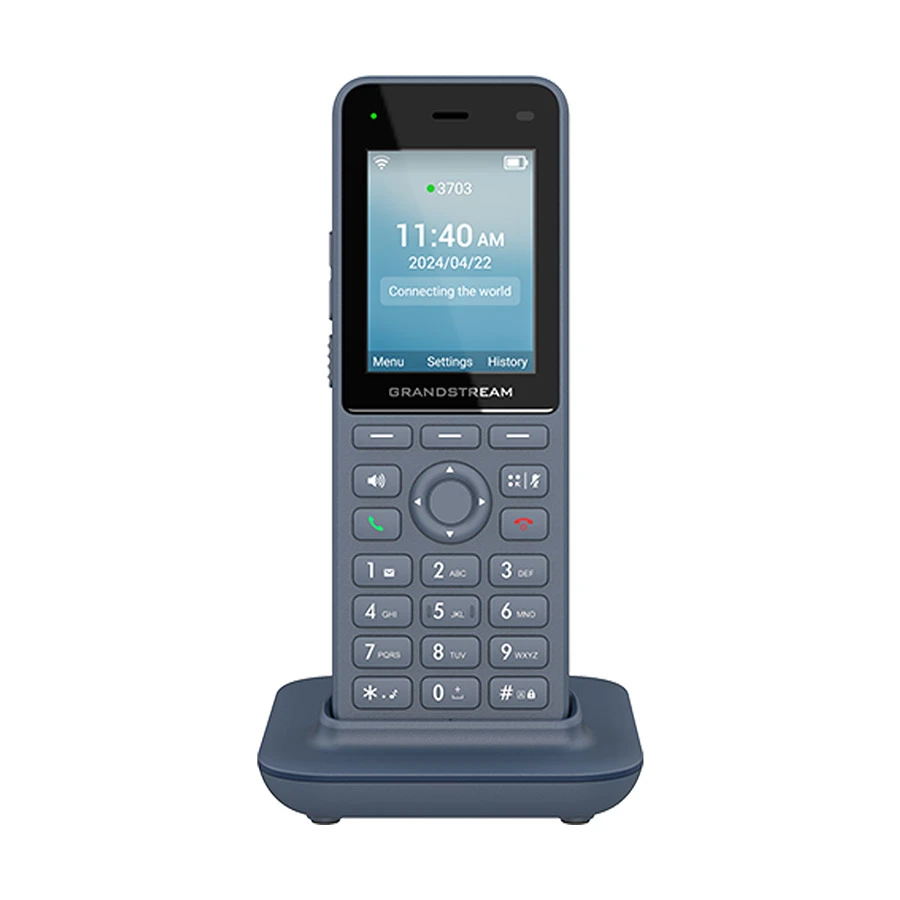 Grandstream WP826 Cordless Wi-Fi IP Phone with 3 SIP Accounts 3 Line