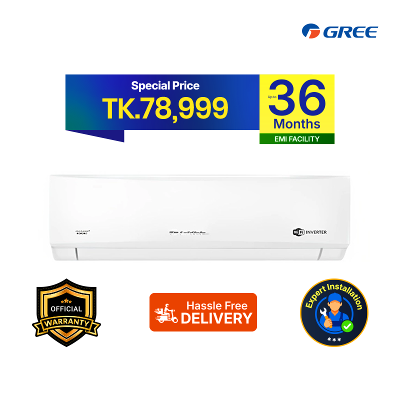 Gree GS-24XSMA4V Shimo Split Inverter Air Conditioner - 2 Ton