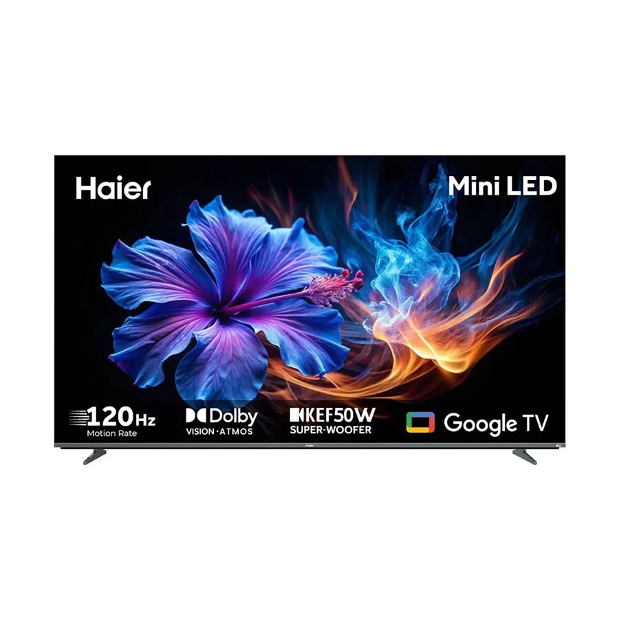 Haier H55M80FUX 55 Inch Mini LED 4K UHD QLED Google TV (Official) (Wallmount Outside Box)