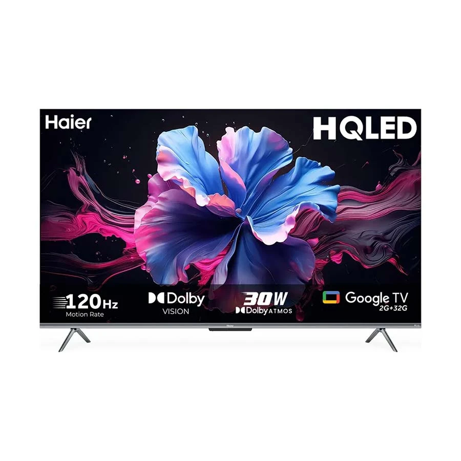 Haier H55P7UX 55 Inch 4K UHD HQLED Google TV (Official) (Wallmount Inside Box)