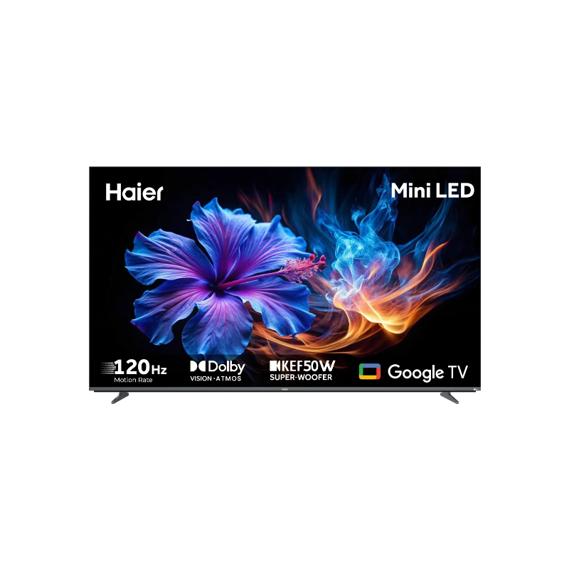 Haier H75M80FUX 75-Inch Mini LED 4K Smart Google TV