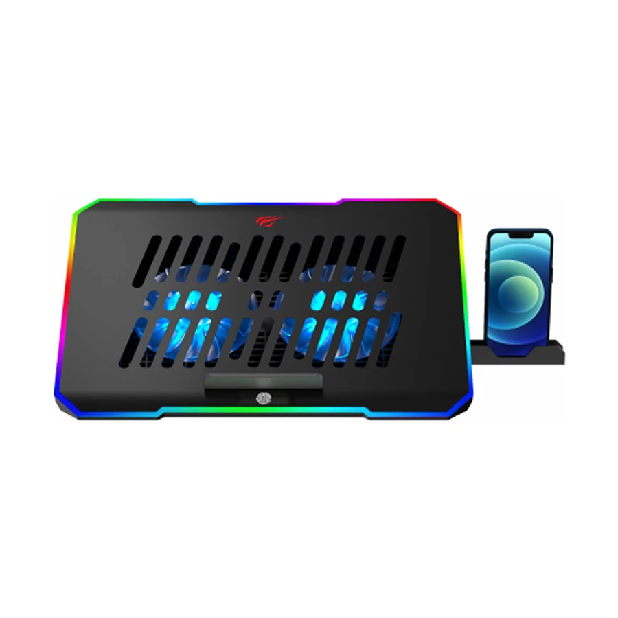 Havit Gamenote F2069 RGB Laptop Cooler with Mobile Holder