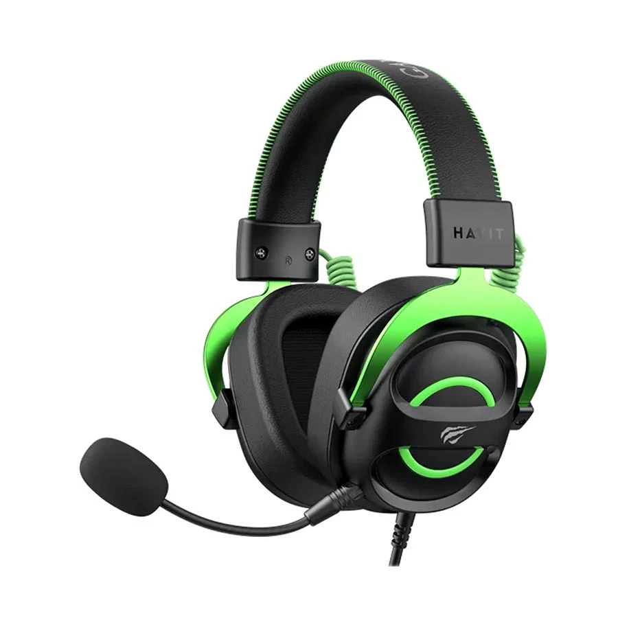 Havit Gamenote H2002E Wired & Green Gaming Headphone