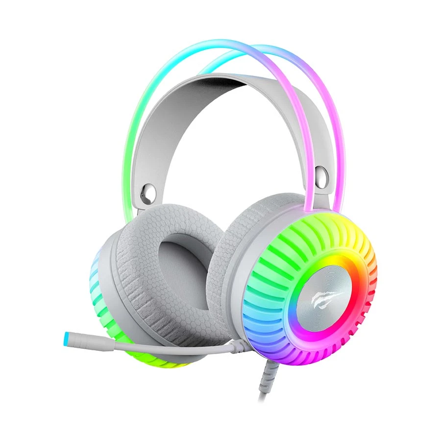 Havit Gamenote H2046U Wired -Grey RGB Gaming Headphone