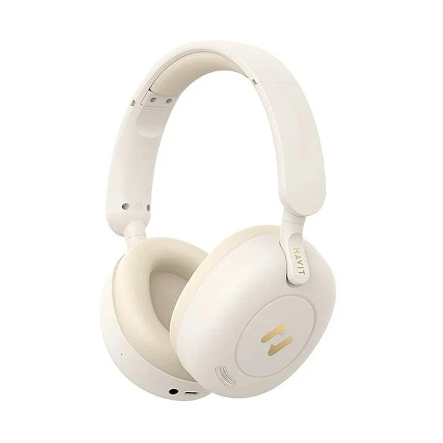 Havit H655BT Pro Hybrid ANC Bluetooth Beige Headphone