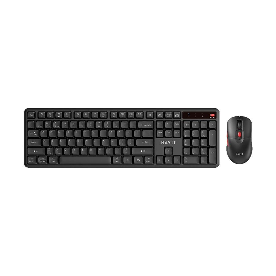 Havit KB261WB Bluetooth (Dual Mode) -Red Keyboard & Mouse Combo