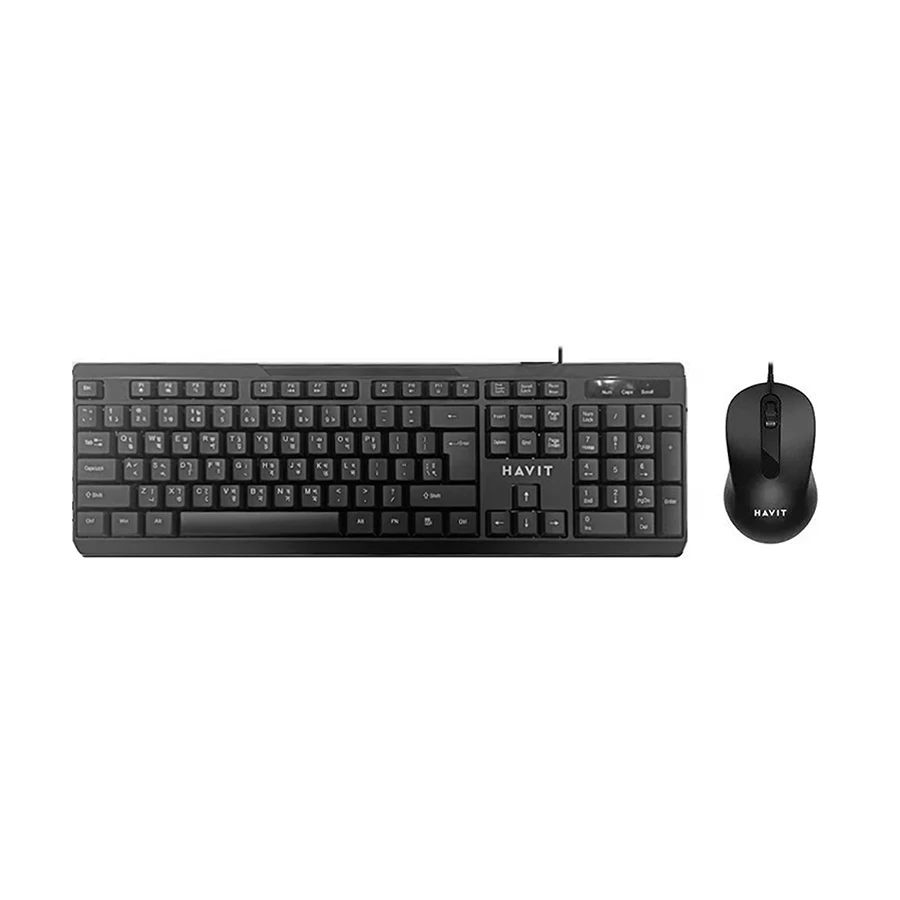 Havit KB270CM Wired Keyboard & Mouse Combo With Bangla