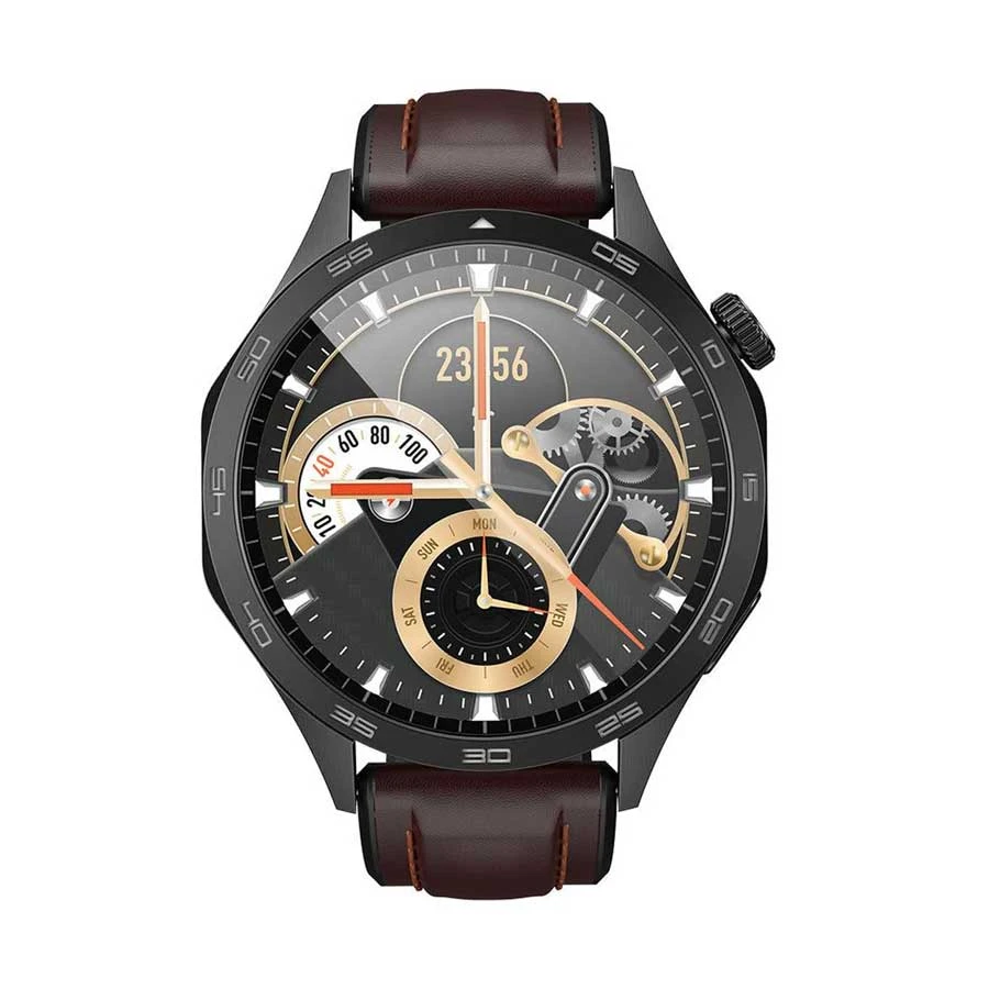 Havit M9031 Pro 1.43 Inch AMOLED Bluetooth Calling Brown Smartwatch