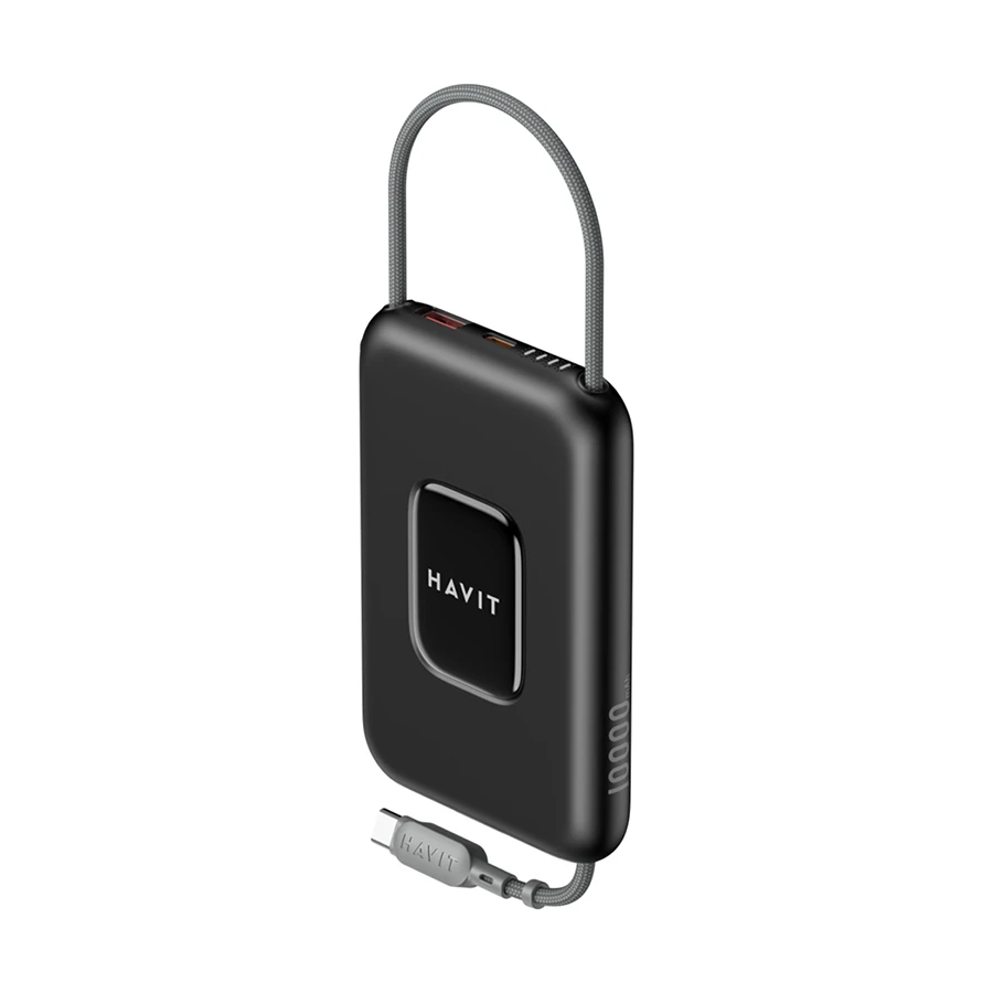 Havit PB32 10000mAh +Gray 22.5W Power Bank with LED Indicator