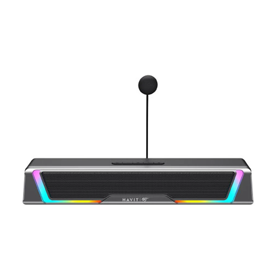 Havit SK221 RGB Dual Mode & Gray Gaming Bluetooth Speaker with Detachable Microphone