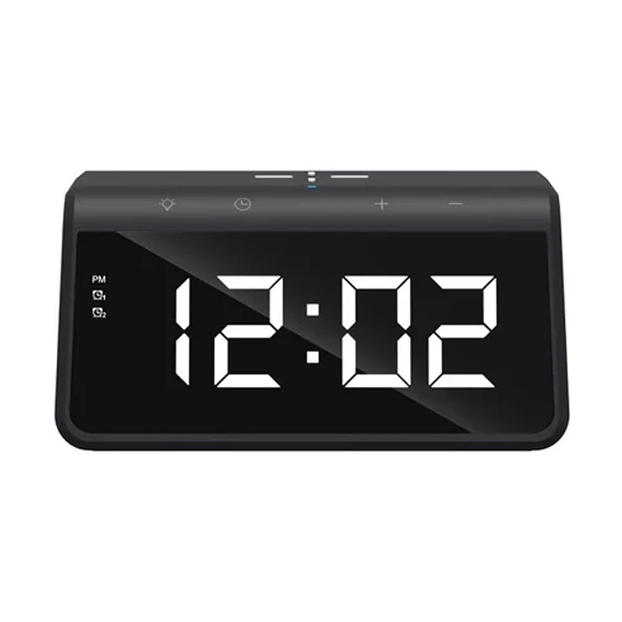 Havit W320 15W Wireless Charger with Alarm Clock & Ambient Light